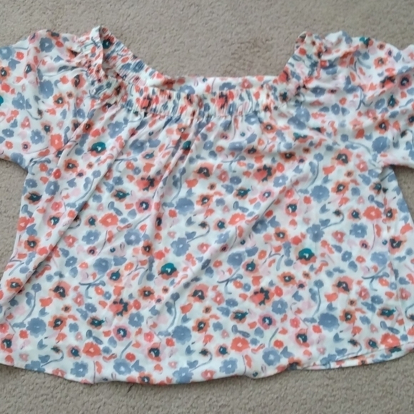 NWOT Elaine Rose Women's Off The Shoulder Top - Picture 4 of 10